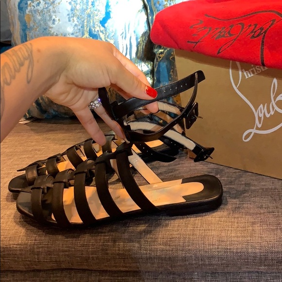 Louboutin Neronna Flat Calf sandals - Picture 2 of 6